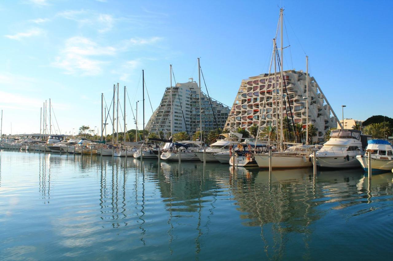 Le Sunrise Vue Mer Acces Plage- Spacieux-2 Terrasses-Wifi - Confort -Top Pros Servicesconciergerielagrandemotte La Grande-Motte Eksteriør bilde