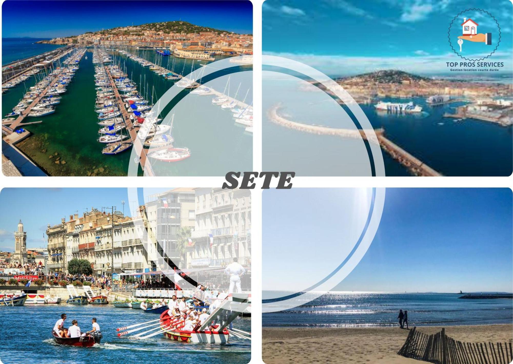 Le Sunrise Vue Mer Acces Plage- Spacieux-2 Terrasses-Wifi - Confort -Top Pros Servicesconciergerielagrandemotte La Grande-Motte Eksteriør bilde